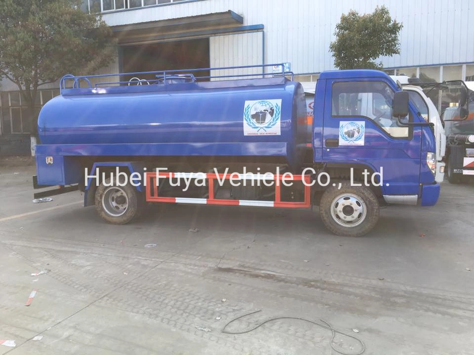 6000liters Milk Truck 2 Tank Compartments with CIP Self Cleaning System